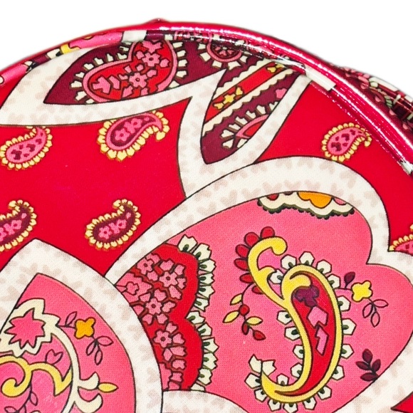 Vera Bradley Rosy Posies Sweetheart Patent Mini Bag - Picture 5 of 7